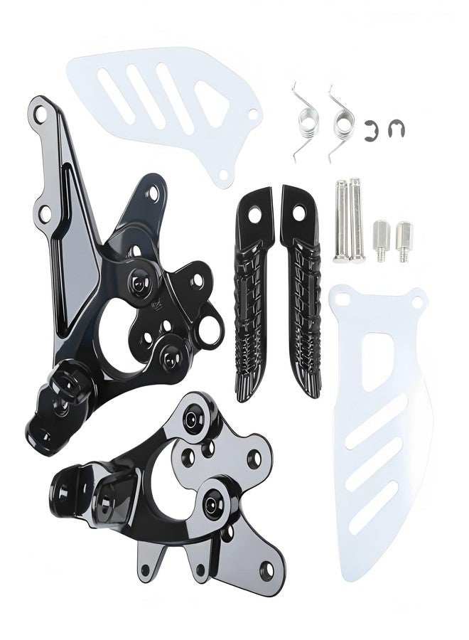 TCMI Motorcycles Black Front Rider Foot Pegs Footrest Bracket Fit For Suzuki GSXR 600 750 2011-2018, GSXR1000 2009-2016 - Image 5