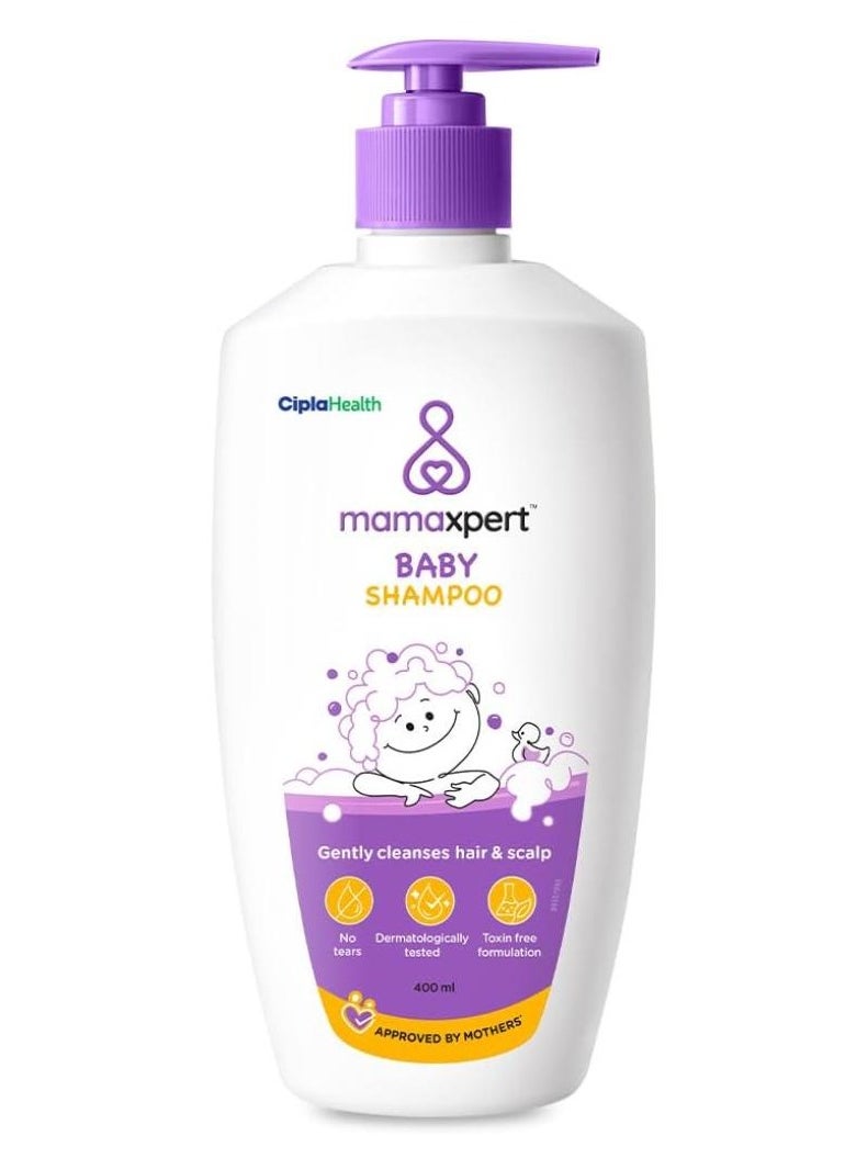 Cipla Mamaxpert Baby Shampoo (200mL) | Gentle & Mild Formula for Sensitive Skin | Tear-Free Shampoo | Hypoallergenic and Dermatologically Tested | Safe for Newborns & Toddlers - pzsku/Z2BE57A1922FCB6E416C5Z/45/_/1732533062/d892c216-f6a4-4b9d-b314-2ffcd67df270