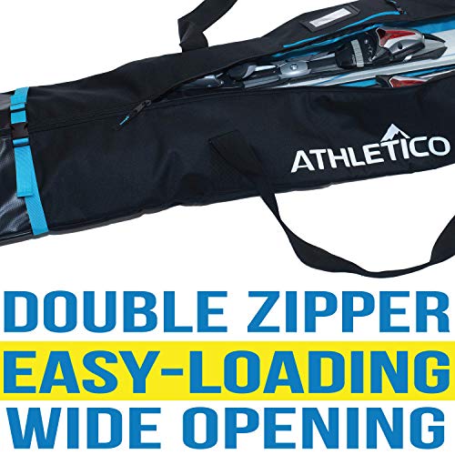 Athletico Dynamic Adjustable Length Ski Bag - Padded Ski Bag Adjusts from 170cm to 190cm - Image 5