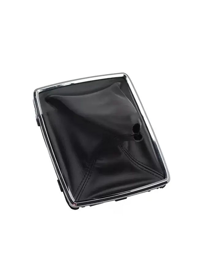 Dust Cover Manual Gear Shift Knob Lever Shifter Black Plastic Ergonomic Grip Easy Clean Durable - Image 4