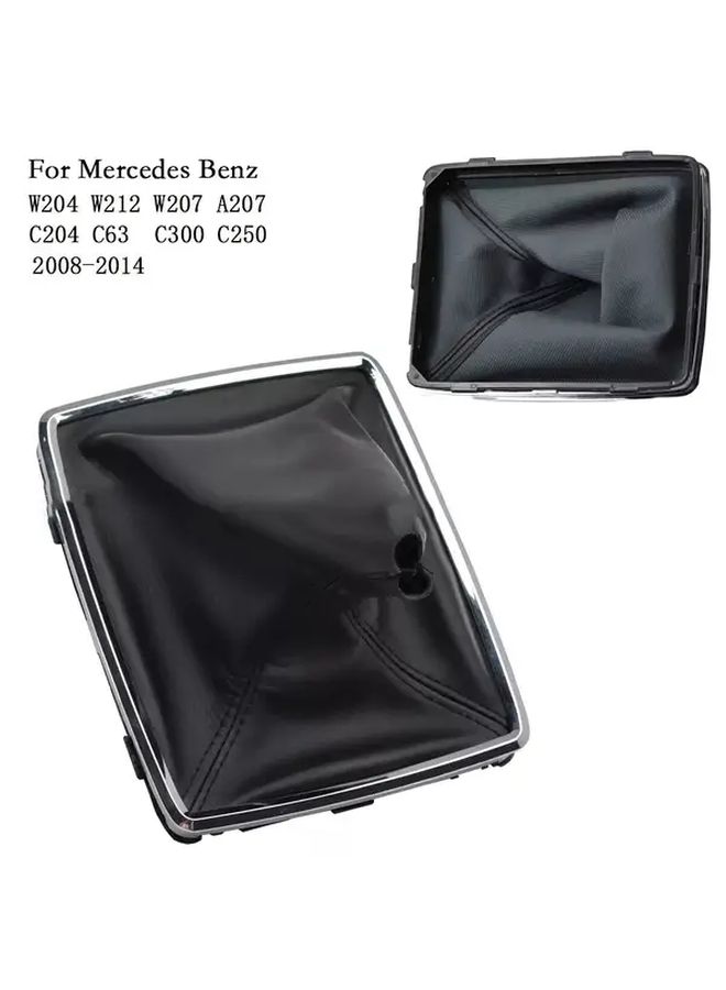 Dust Cover Manual Gear Shift Knob Lever Shifter Black Plastic Ergonomic Grip Easy Clean Durable - Image 3