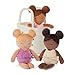 LullaBaby 3 Pieces Set of Soft Plush Dolls for Real Water Play Carrying Basket with Cute Star Cutouts Pretend Play Tub Toys for Kids 2 Years Bath Yoy Bundle - Image 2