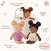 LullaBaby 3 Pieces Set of Soft Plush Dolls for Real Water Play Carrying Basket with Cute Star Cutouts Pretend Play Tub Toys for Kids 2 Years Bath Yoy Bundle - Image 4