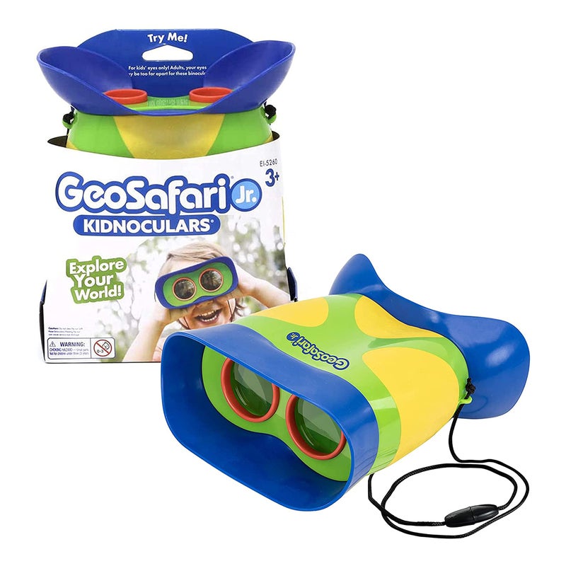 إديوكيشنال إنسايتس مصادر التعلم GeoSafari Jr. Kidnoculars، مناظير للأطفال، للأعمار من 3 سنوات فما فوق - Image 1