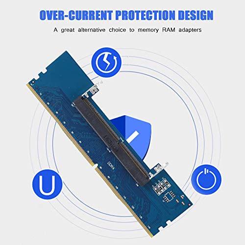 Ashata Laptop DDR4 RAM Adapter Card DDR4 SO DIMM to DIMM Memory RAM 4-Layered PCB Design Desktop DIMM Memory RAM Connector Card - Image 4