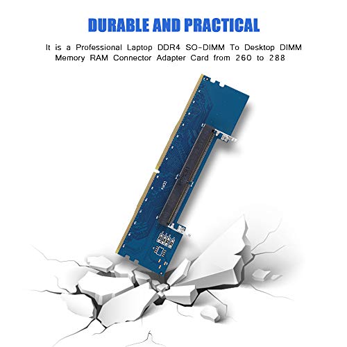 Ashata Laptop DDR4 RAM Adapter Card DDR4 SO DIMM to DIMM Memory RAM 4-Layered PCB Design Desktop DIMM Memory RAM Connector Card - Image 3