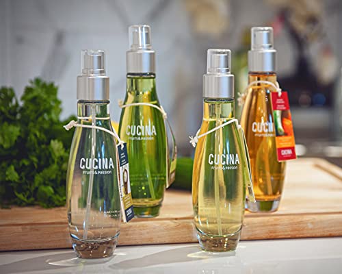 Cucina Fruits & Passion Cucina Fragrant Kitchen Mist – Sea Salt & Amalfi Lemon, Home & Kitchen Air Freshener Spray in Decorative Glass Bottle, Clean Citrus & Mineral Scent, 3.3 fl oz (100 ml) - Image 5