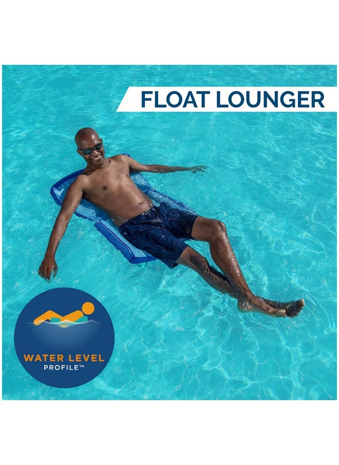 SwimWays Pack-N-Float 2-In-1 Pool Chair And Tote Bag, Blue Palm  - Image 3
