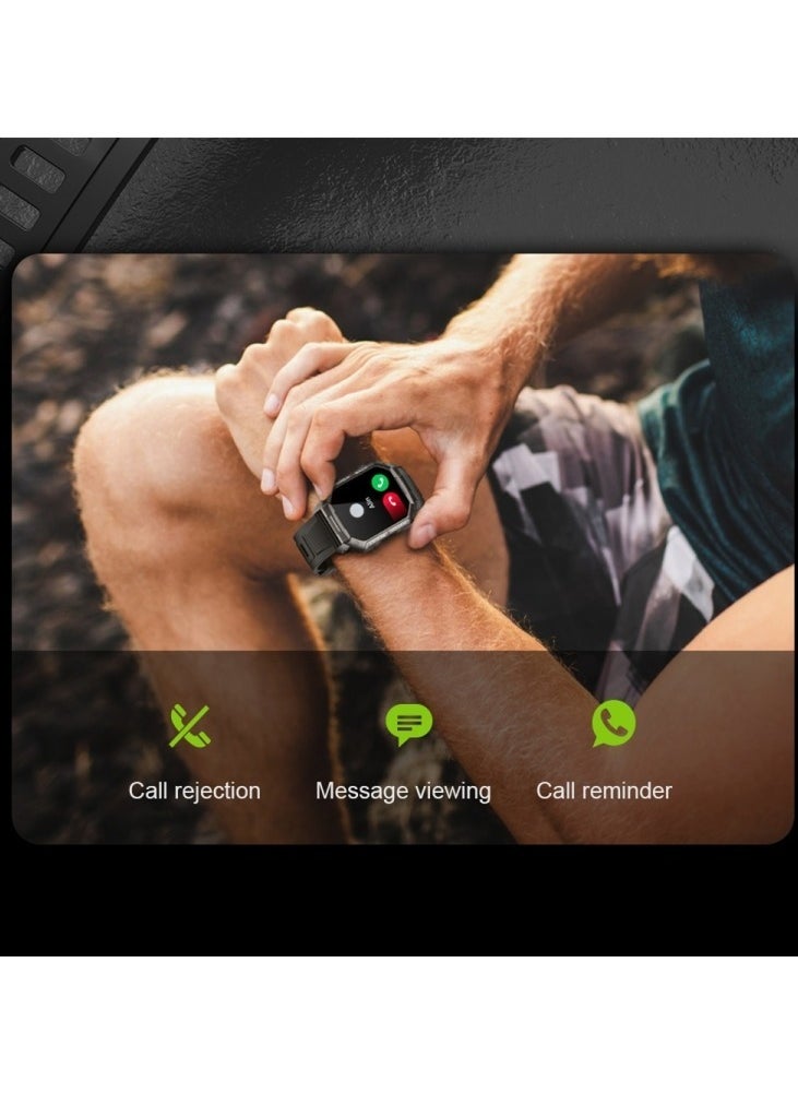 AROAQ - NX3 1.83 inch Color Screen Smart Watch,Support Heart Rate Monitoring/Blood Pressure Monitoring(Gray) - Image 1