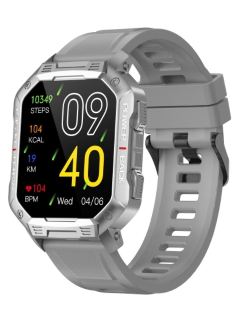 AROAQ - NX3 1.83 inch Color Screen Smart Watch,Support Heart Rate Monitoring/Blood Pressure Monitoring(Gray) - Image 1