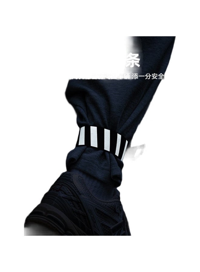 Rockbros Bicycle Arm Sleeves, Reflective Leg Straps For Night Riding, Road Cycling, Running, Warning Arm Sleeves, High-Visibility Safety, Armor Style - Image 1
