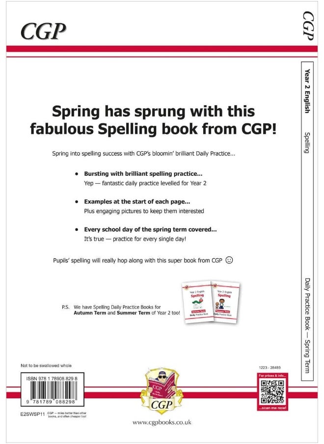 KS1 Spelling Year 2 Daily Practice Book: Spring Term