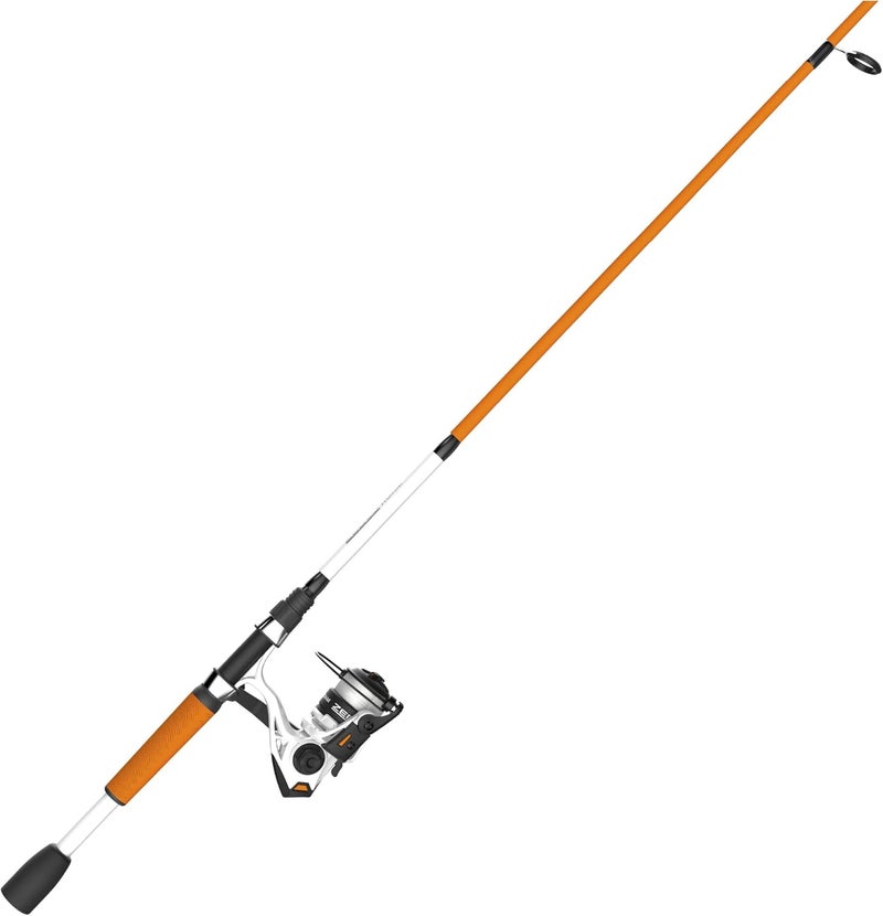 Zebco Roam Spinning Reel and Fishing Rod Combo, 6-Foot Fiberglass Fishing Pole, Split ComfortGrip Handle, Soft-Touch Handle Knob, Size 20 Reel, Changeable Right- or Left-Hand Retrieve - Image 1