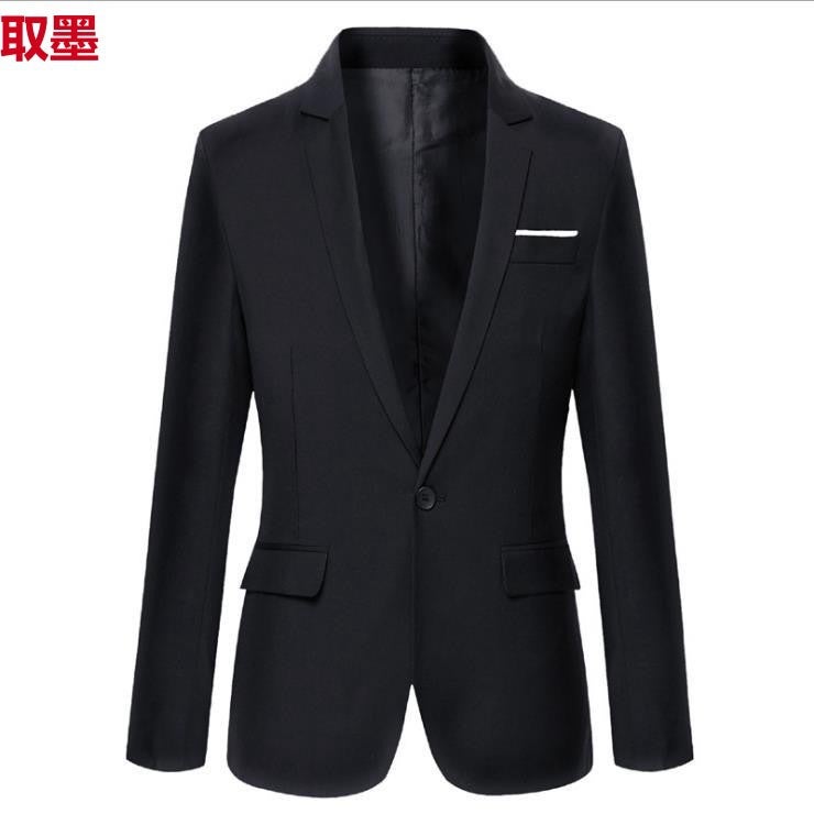 بدلة رجال التجارة الخارجية قطعة واحدة ملابس عمل غير رسمية ملابس احترافية بدلة ضيقة للرجال سترة غربية مفردة - Image 3