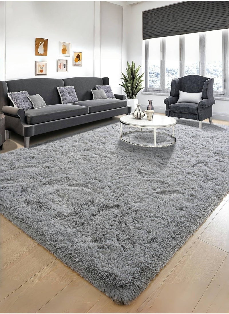 CHU DAI Luxury Large Area Rug Hotel Grade Ultra Soft Plush Fuzzy Non-Slip Carpets for Nursery  Living Room Bedroom Hypoallergenic Baby Safe  - Image 1