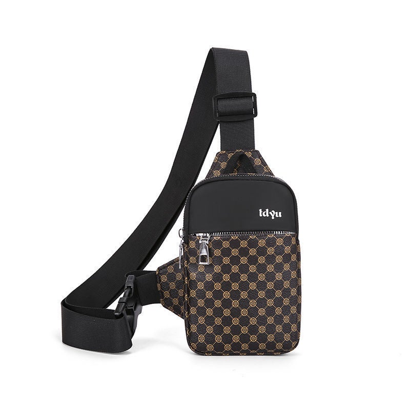 Chest Bag Men'S Trendy Mobile Phone Bag Crossbody Bag Boys Casual Sports Shoulder Bag Trendy Bag Men'S Small Backpack Shoulder Bag - Image 1