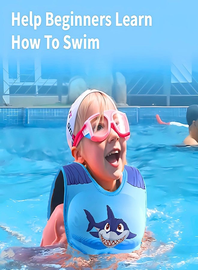 SOLDRIGHT SHOP Kids Shark Swim Vest | Blue Safety Floatation Jacket with Adjustable Straps | Comfortable & Lightweight Swim Aid for Children | Perfect for Pools & Beaches (1 Pcs.) - Image 5