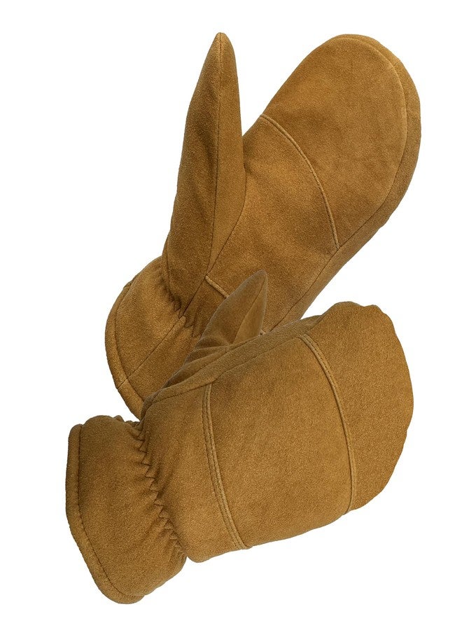 SKYDEER Premium 100% Deerskin Suede Winter Mittens with 100G 3M Thinsulate, Ultra-Soft, Thermal Insulated, Comfort for Men & Women - Image 1