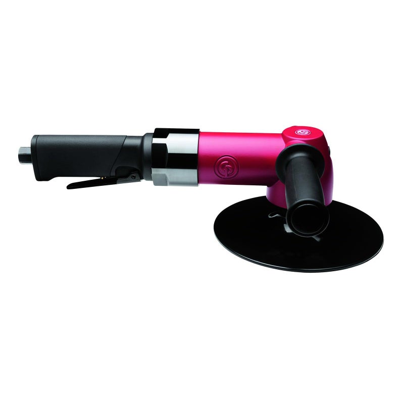 Chicago Pneumatic CP7269S 7 Inch 178 mm Air Angle Polisher 071 HP 530 W 5000 RPM Red