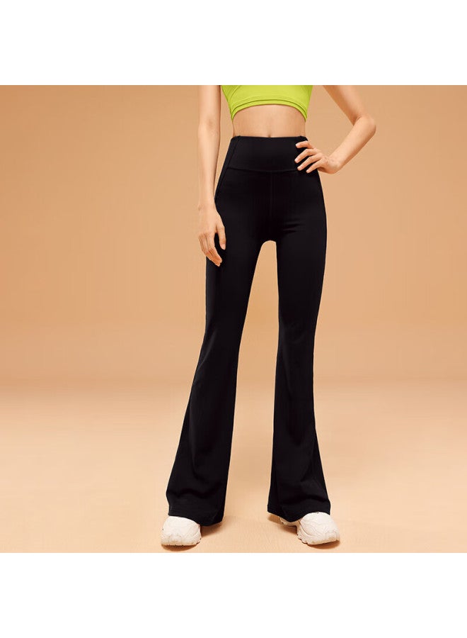 Vfu High-waisted Lifting Fitness Yoga Pants, Loose Wide-leg Casual Trousers, Black, Size M - Image 2