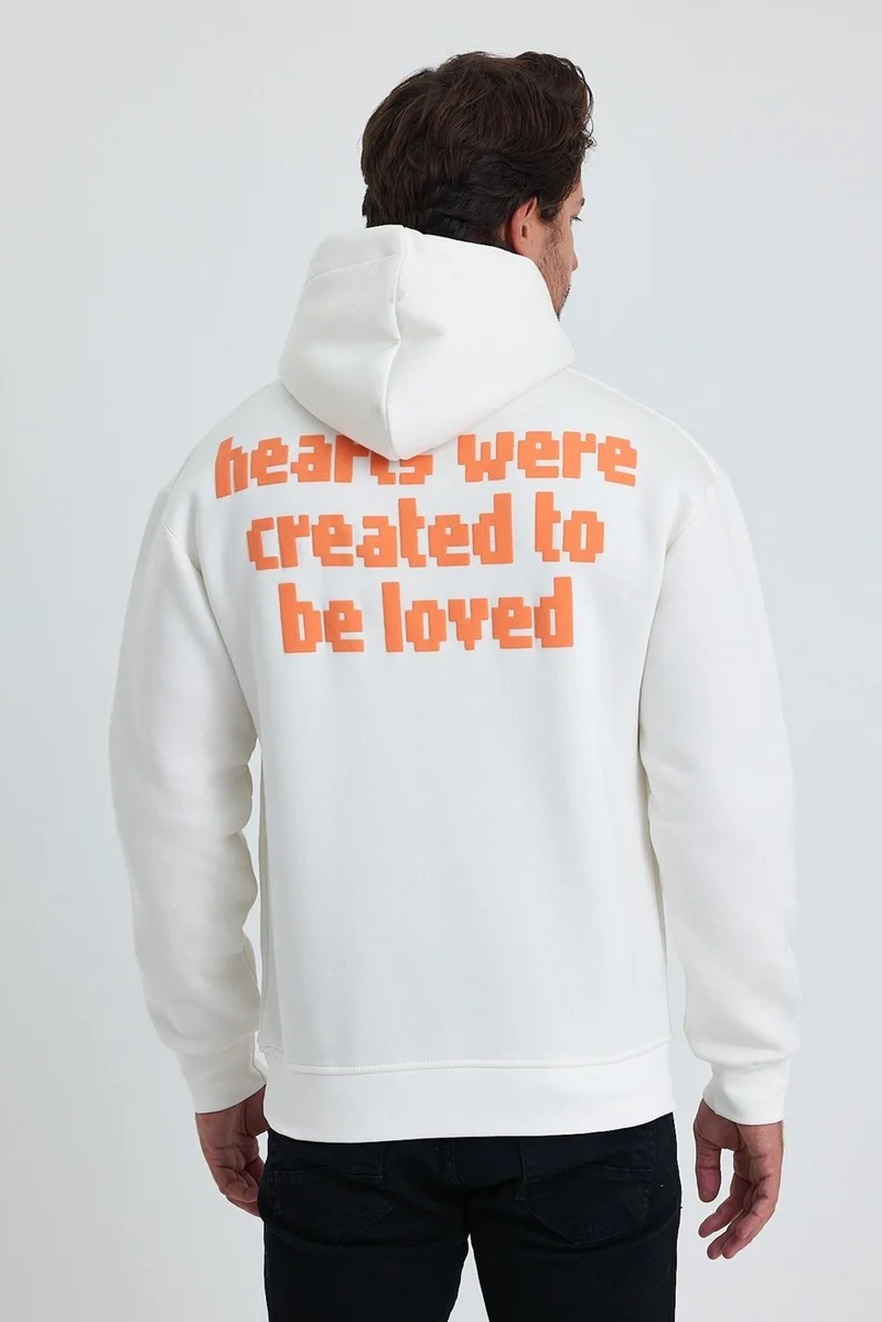 Cool Tarz Cool Style Men's Standard Fit Regular Cut Polar Fleece Inside 3 Thread Hooded Cotton Sweatshirt