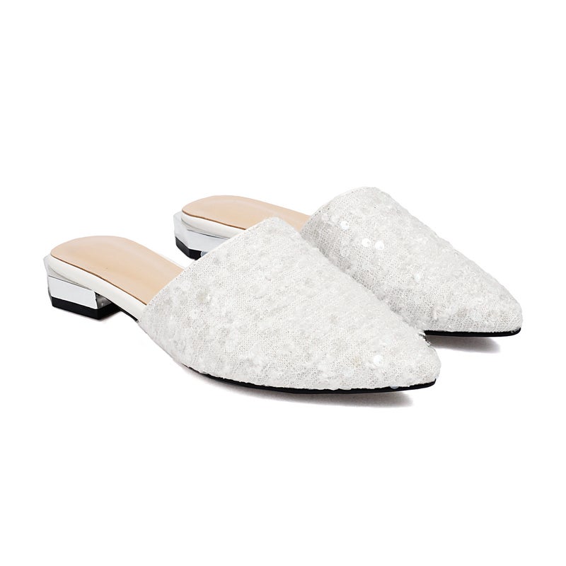 2024 Casual Low Heel Pointed 32-48 Size Code Baotou Outdoor Slippers - Image 1