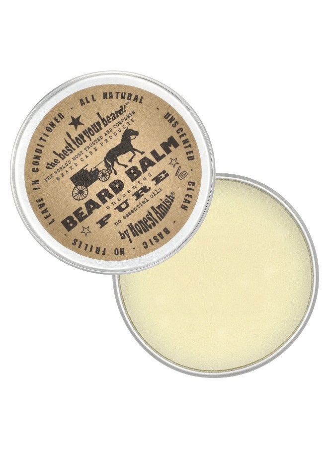 Honest Amish - Honest Amish, Pure Beard Balm, Unscented, 2 oz (60 ml) - Image 1