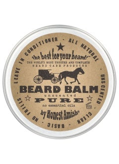Honest Amish, Pure Beard Balm, Unscented, 2 oz (60 ml)
