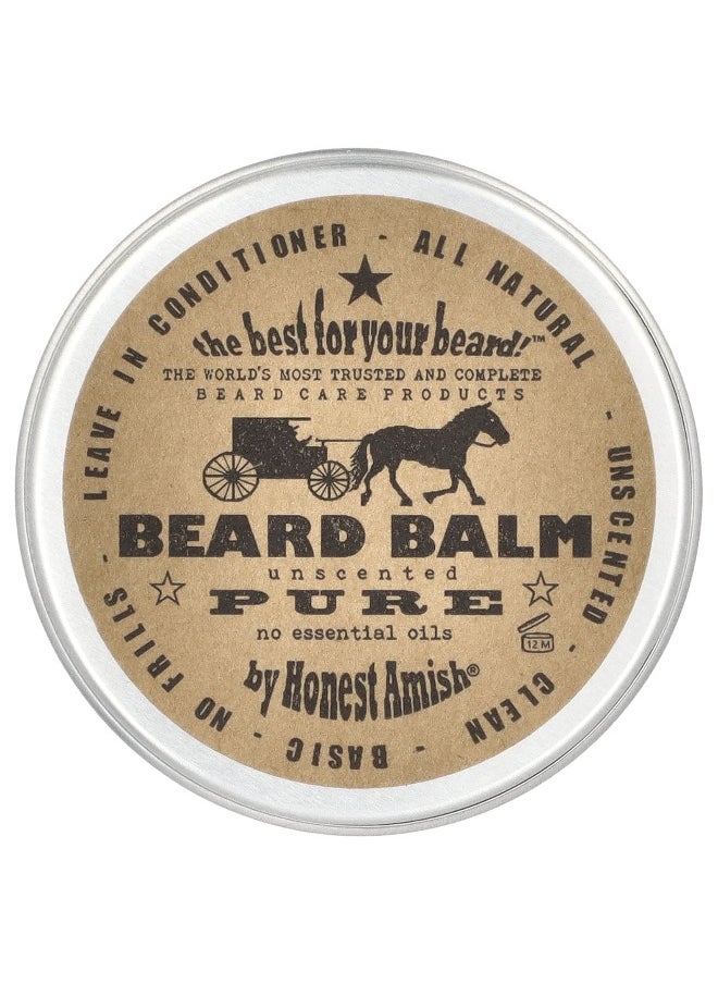 Honest Amish - Honest Amish, Pure Beard Balm, Unscented, 2 oz (60 ml) - Image 1