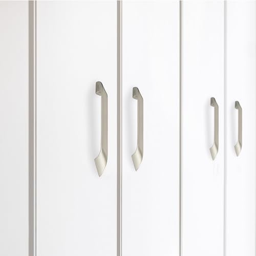 LAPO 3 Piece Cabinet Handle for Kitchen, Drawer Handles for Almirah, 6.5 Inch Wardrobe Handle, Pulls for Pooja Mandir, Cupboard (160mm, Satin Matt Finish, 3 Years Warranty) Twist - Image 2