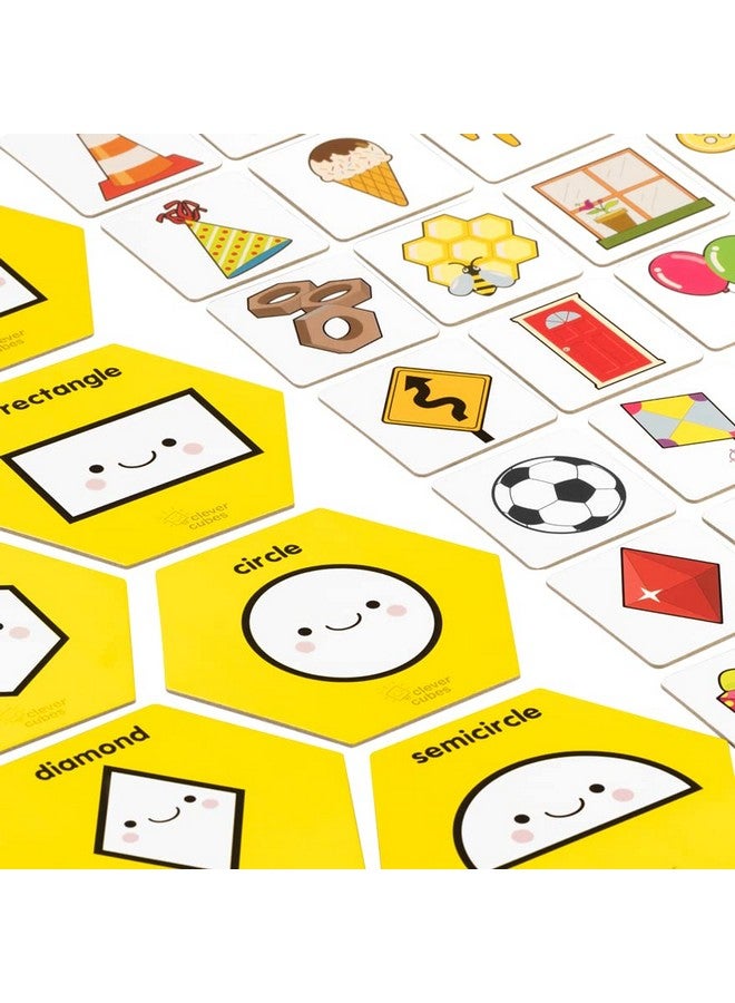 Clever Cubes Shape-A-Thon: Educational Game About All The Different Shapes. Perfect for Kids 2+ Years. Birthday Return Gift.|Multicolor|Pack of 1 - Image 4