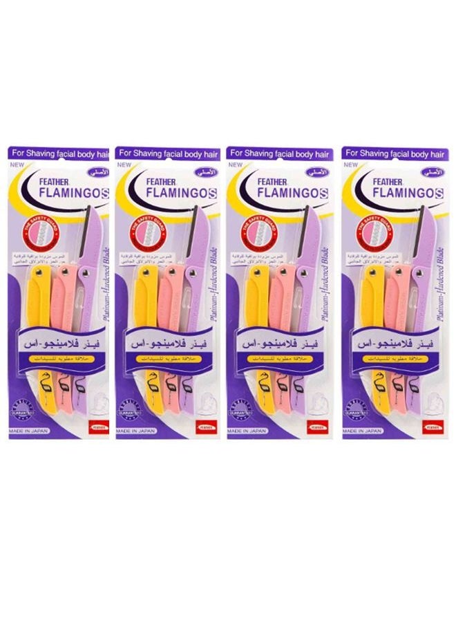 FLAMINGO - Smooth, advanced shaving experience with the Violet/Pink/Yellow Touch Razor - Image 1