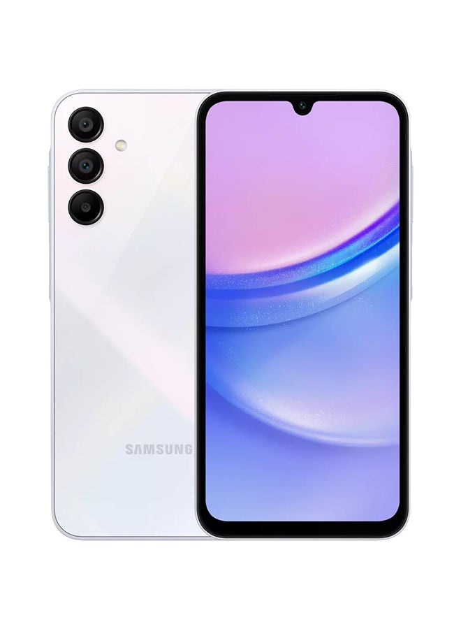 سامسونج هاتف Galaxy A15 ثنائي الشريحة باللون الأزرق الفاتح وذاكرة الوصول العشوائي (RAM) سعة 4 جيجابايت وذاكرة تخزين داخلية 128 جيجابايت يدعم تقنية 5G - إصدار الشرق الأوسط - Image 1