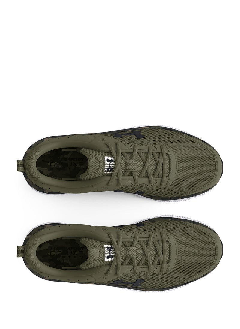 Men's UA Charged Assert 10 Camo Running Shoes