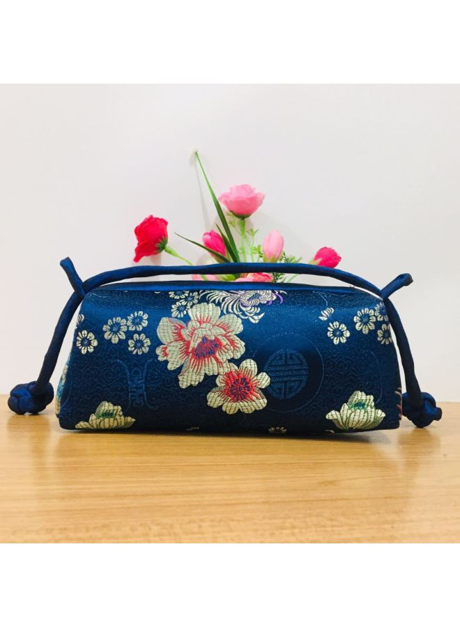 Button Handbag Chinese Style Cheongsam Matching Bag Makeup Storage Bag Evening Bag Classical Style Gift Giving Gifts-Color:Black Dragon - Image 3