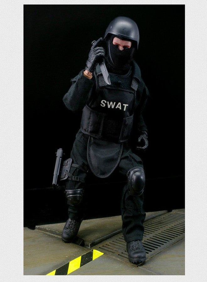 BJPEY 12" Action Figures Toy 1:6 Stand Bendable Soldier Figure Model Toy ( SWAT ) - Image 5