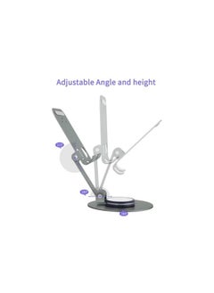 Desert Desktop Mobile Holder with 360 Degree Holder Stand Universal Mobile Holder Portable & Foldable Desert DS-12 - Grey  - Image 2