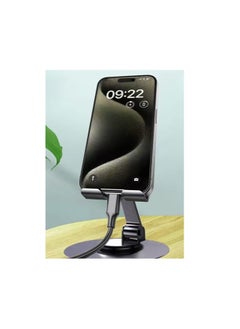 Desert Desktop Mobile Holder with 360 Degree Holder Stand Universal Mobile Holder Portable & Foldable Desert DS-12 - Grey  - Image 5