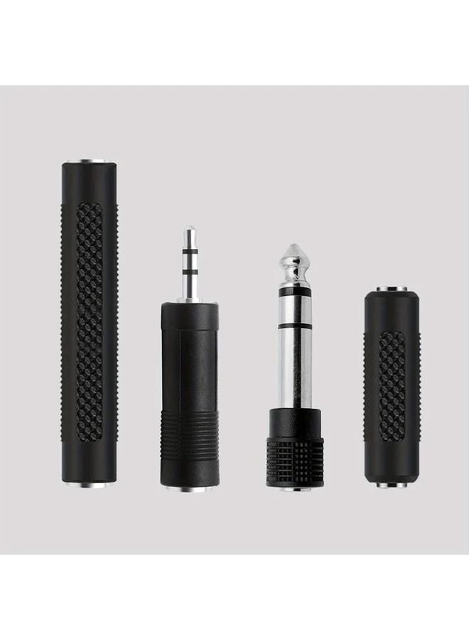 4pcs Audio Adapter Set 6 35mm to 3 5mm Stereo TRS Converter Adapters - Image 1