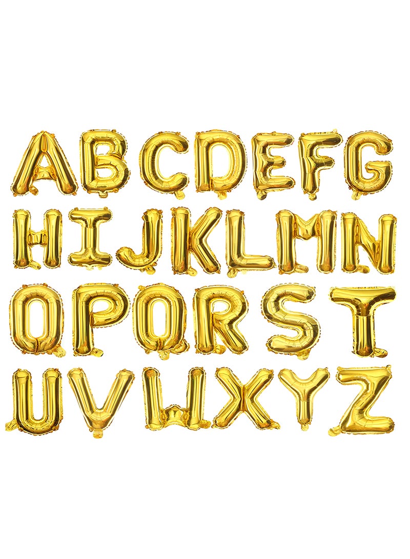 PARTY FUN 32 Inch Foil Letter Balloon Letter B Golden Colour Perfect for Party and Birthdays  - Image 3