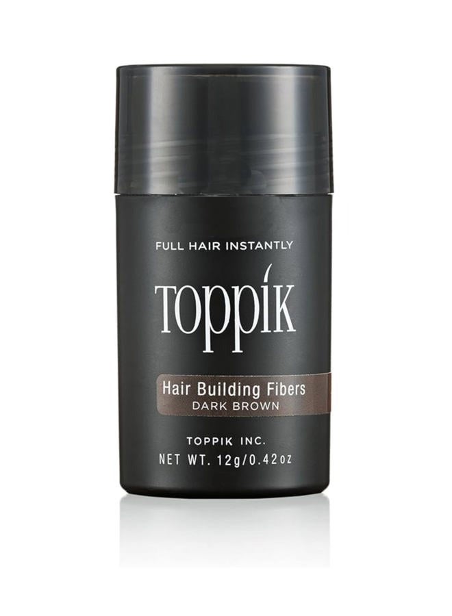 Toppik ألياف بناء الشعر من توببيك، ألياف شعر بني داكن، مكثف للشعر الخفيف، عناية بالشعر لخلق مظهر شعر أكثر كثافة، زجاجة 0.42 أونصة للجنسين