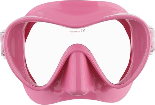 Cressi F1 Frameless Masks, Pink - Image 1