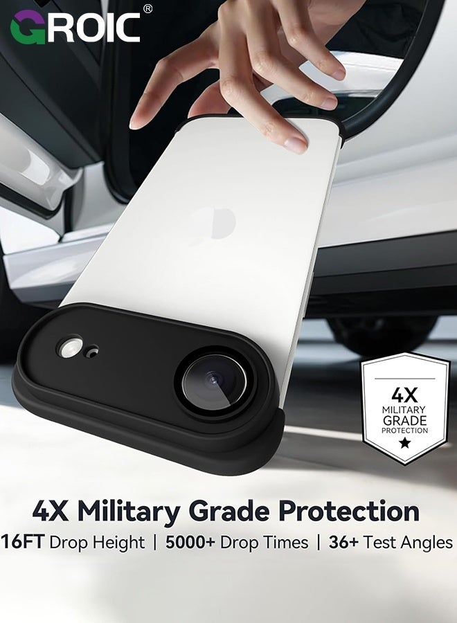 GROIC iPhone 17 Air Case Borderless Design Camera Lens Protection iPhone 17 Air Phone Shell,TPU Four Corner Fall Protection Shockproof iPhone 17 Air Case, Shockproof Bumper Cover for iPhone 17 Air 6.5 inch - Image 5