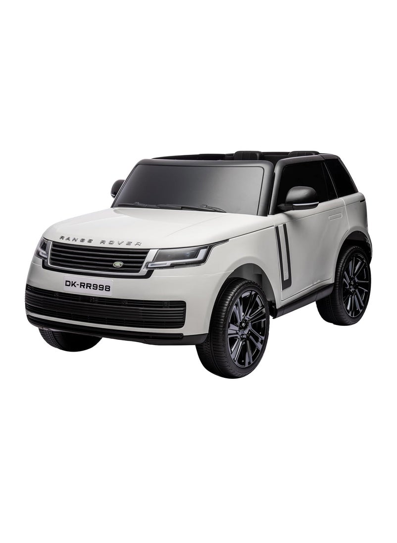 Lovely Baby Lovely Baby Power Riding SUV Car LB 998EL for Kids - Electric Ride On - Battery Operated Car - High Grip EVA Wheels - Leather Seats with Suspension Tires - Toddler Car - Music Play MP3-USB - White  - Image 1