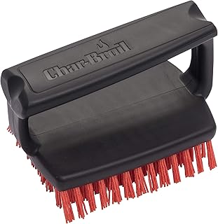 Char-Broil 9756273R06 Cool-Clean Handheld Brush, Red - Image 1