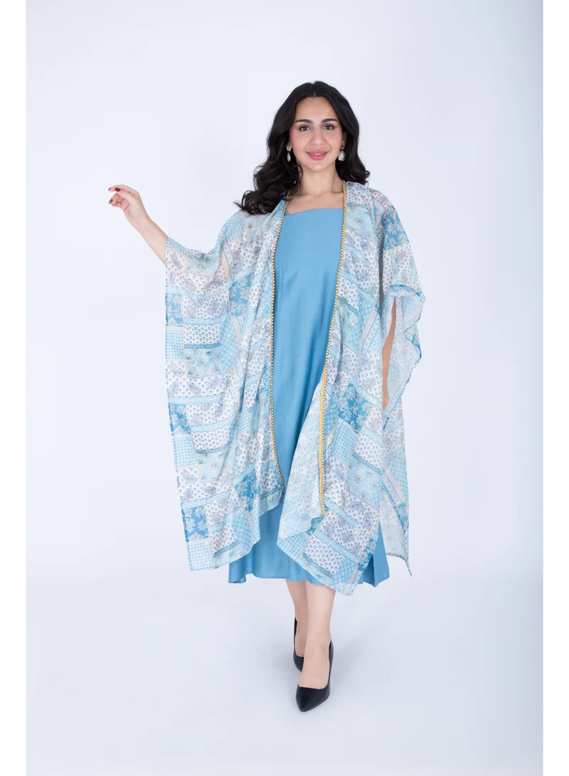 IKKXA  Modern Shawl Design Short Jalabiya for Women | Best Price UAE
