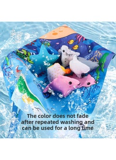Generic Baby Game Blanket Early Education Two-in-one Three-dimensional Animal Fabric With Sound Paper Bbs Crawling Pad Educational Toys-Color:Jungle Animal Model (6 Animals + Storage Bag)  - Image 4