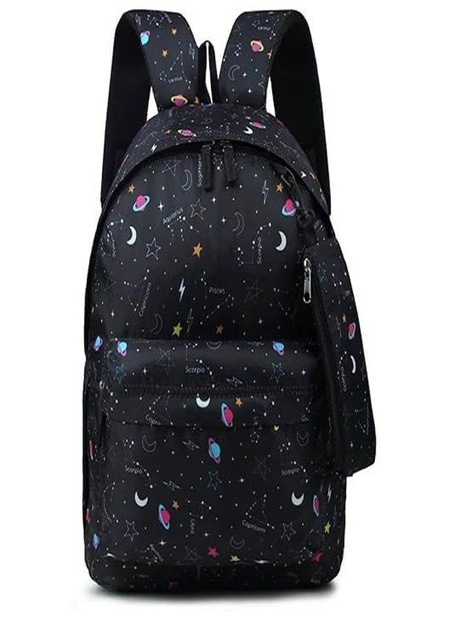 VELWORD Latest Cute and Stylish School Bag for Girls - Perfect for School, College, Office, Travel and Tution Durable School bags for Kids And Women | Perfect Girls Bag (BLACK) - Image 1