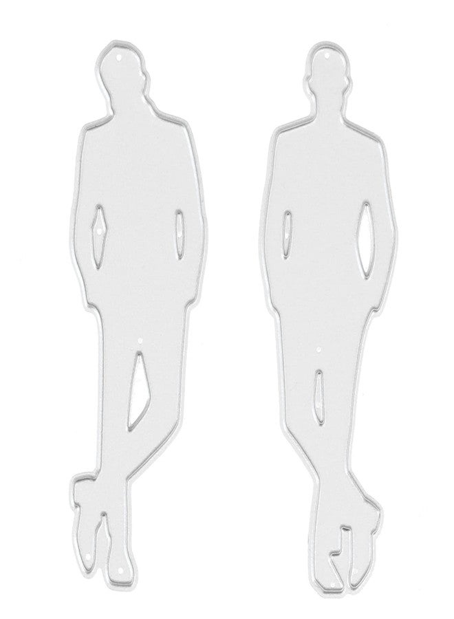 Briartw 6pcs Cool Professional Men Cutting Dies Embossing Dies Stencil Template Mould for DIY Scrapbooking Photo Album Paper Card Making Craft Wedding Party Decoration DIY Gift Father Die-Cuts - Image 3