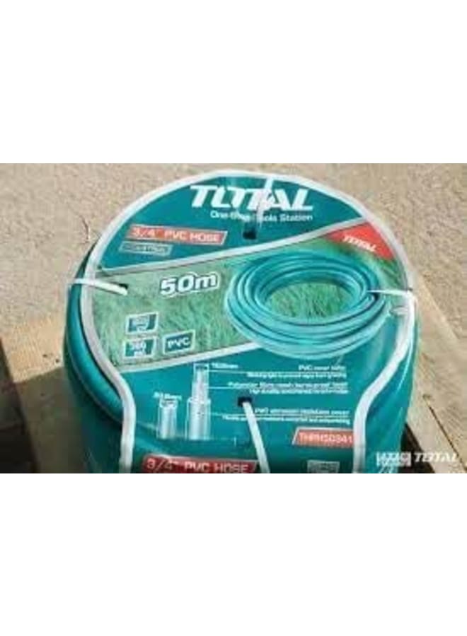 توتال تولز خرطوم مياه 50 متر 3/4 بوصة من توتال تولز THPH50341
